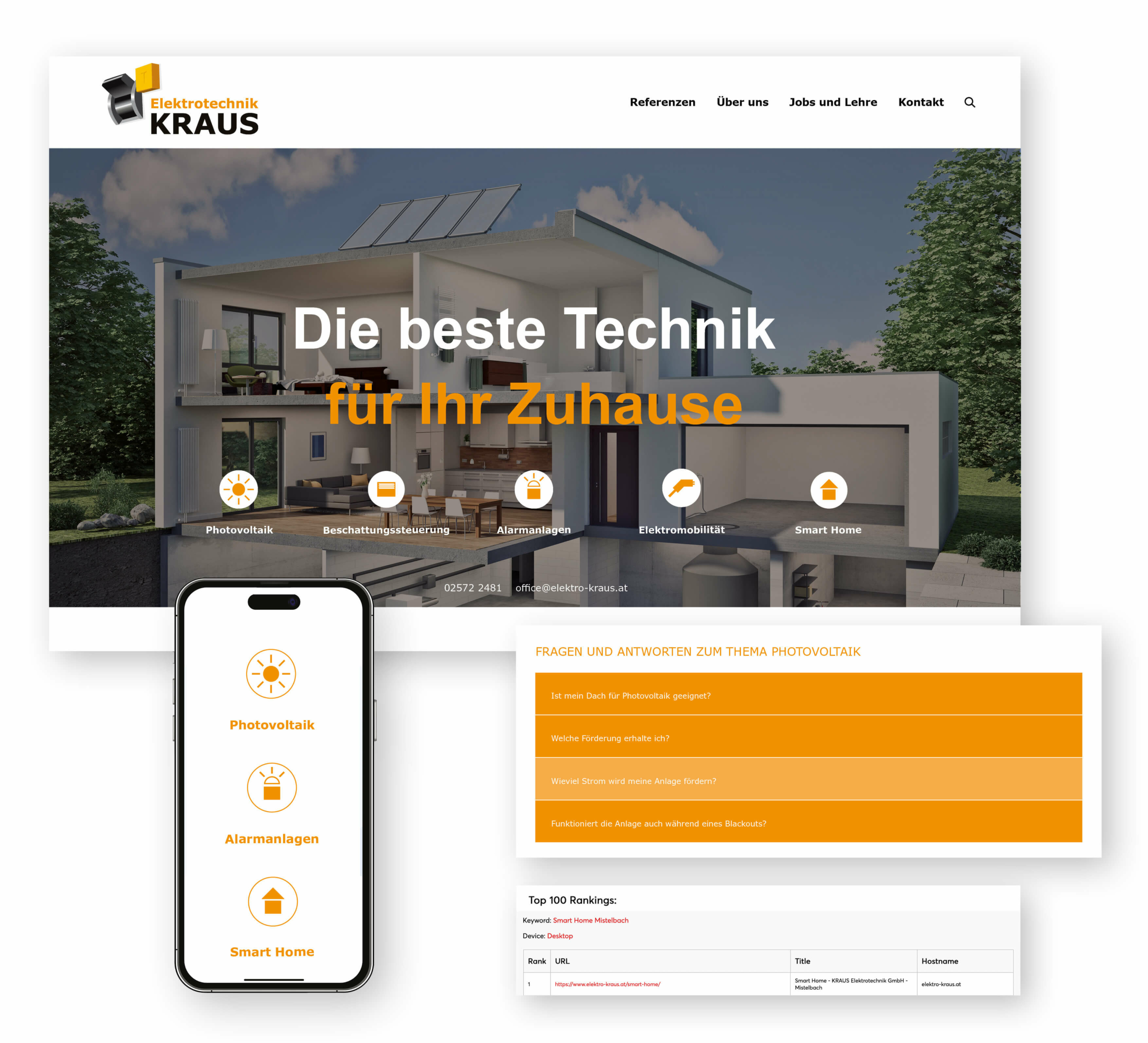 Webdesign Elektro Kraus